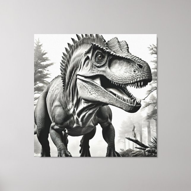 Toile Tyrannosaurus Rex Imprimer Nouveauté : T-Rex (Recto)