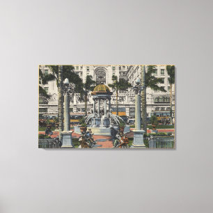 Toile U.S. Hôtel de Grant, parc de plaza, vue de