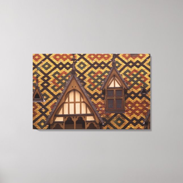 Toile UE, France, Bourgogne, Côte d'Or, Beaune. Carrelé (Recto)