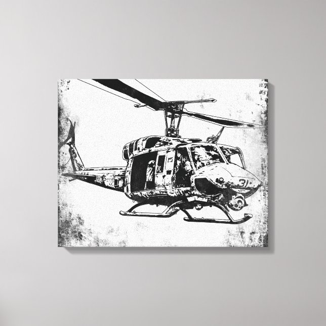 Toile UH-1N Twin Huey (Recto)