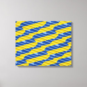 Toile Ukraine bleue et jaune Inspiration de la paix anti