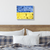 Ukraine drapeau bleu jaune motif de texture de boi