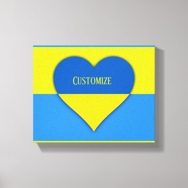 Toile Ukraine Drapeau bleu jaune Thunder_Cove (Recto)