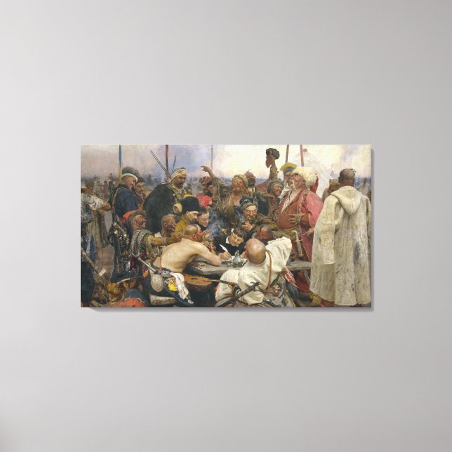 toile ukrainienne Kozaky Imprimer par Repin (Recto)