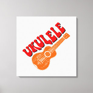Toile Ukulele Texte Super