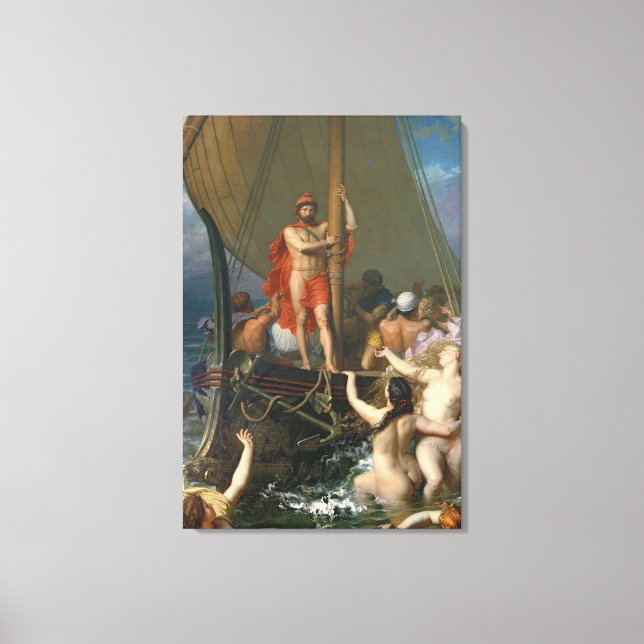 Toile Ulysse et les sirènes (Recto)