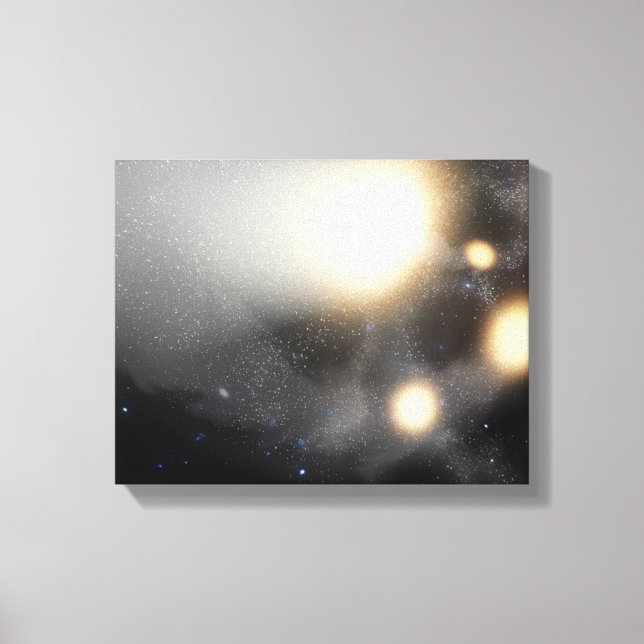 Toile Un amas de galaxies (Recto)