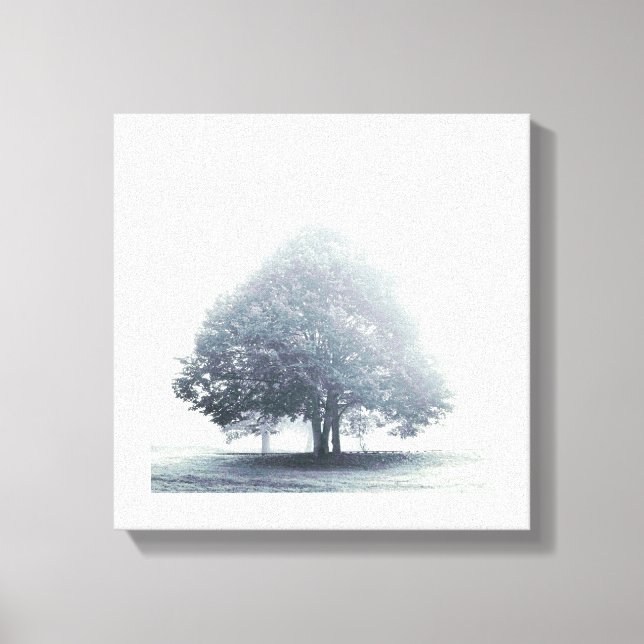 Toile Un arbre dans le brouillard (Recto)