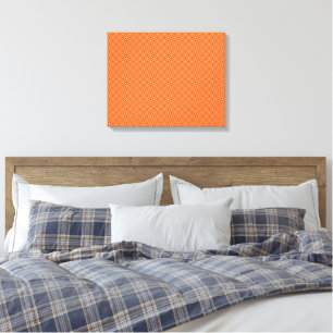 Toile un arrière - plan orange et jaune avec de petits c
