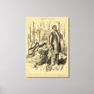 Toile Un assaut sur la modestie ou le M. Chamberlain