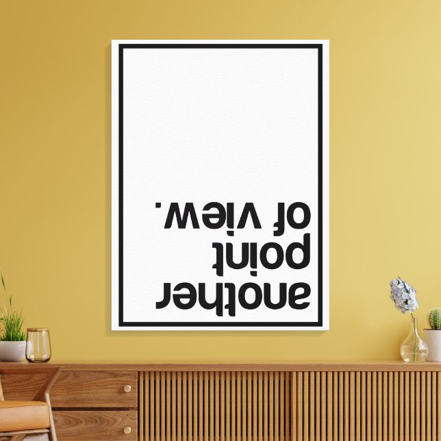 Toile Un autre point de vue (Insitu(Salon))