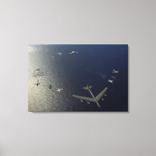 Toile Un avion 2 de l'Armée de l'Air d'USA B-52
