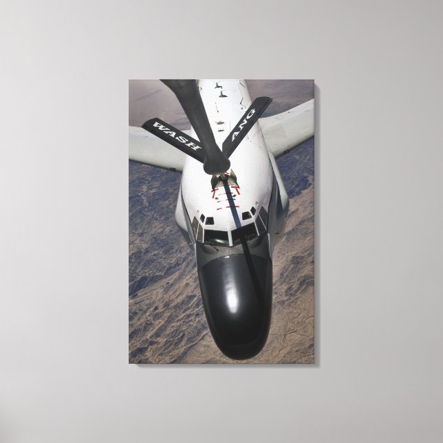 Toile Un avion de reconnaissance interarmées RC-135 Rive (Recto)