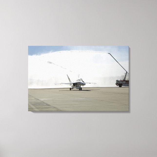 Toile Un avion F-18 (Recto)