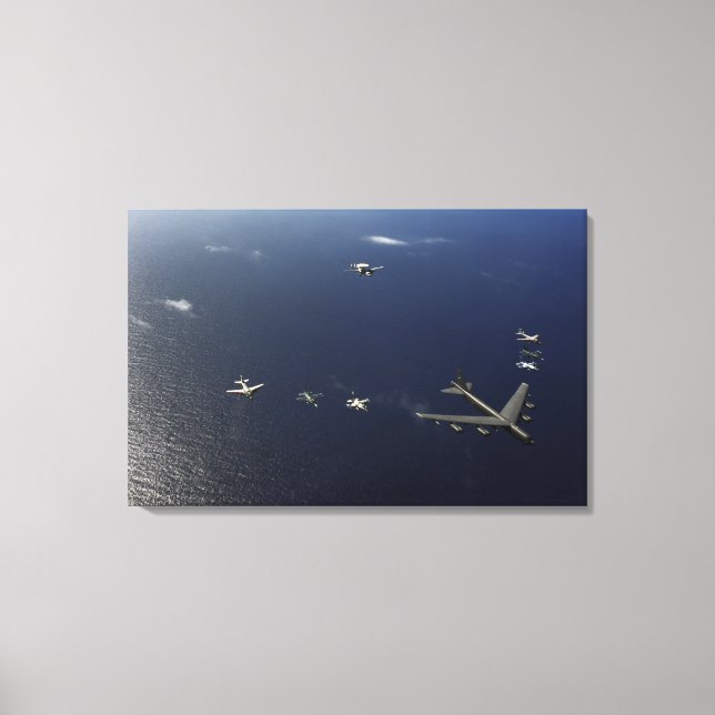 Toile Un avion Stratofortress B-52 de l'US Air Force 3 (Recto)