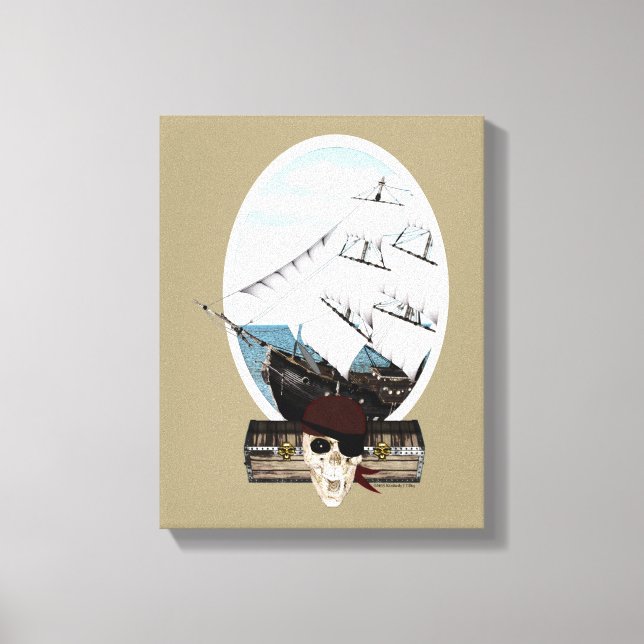 Toile Un bateau pirate (Recto)