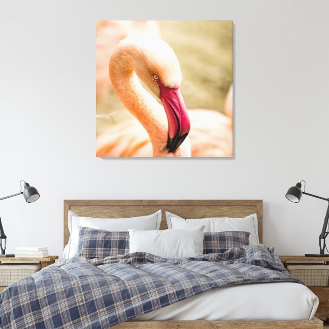Toile Un Beau Flamant rose Rose (Insitu(Chambre))