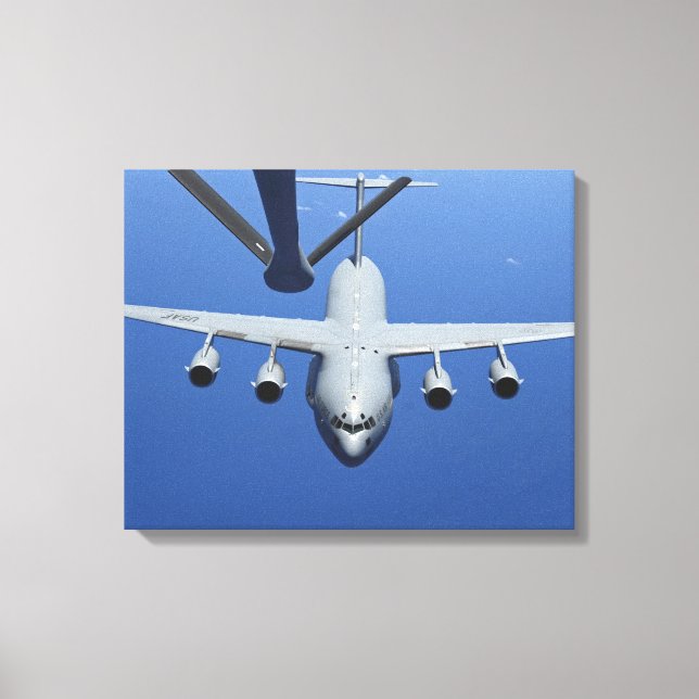 Toile Un C-17 Globemaster III approche le boom (Recto)