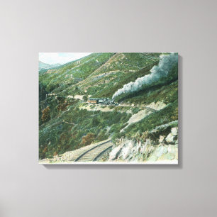Toile Un chemin de fer pittoresque ViewMt. Tamalpais, CA