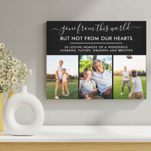 Toile Un Collage de photos du souvenir de ce monde