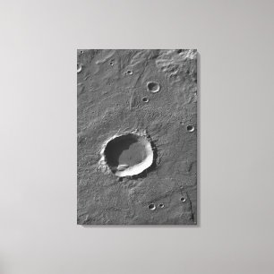 Toile Un cratère sur Mars