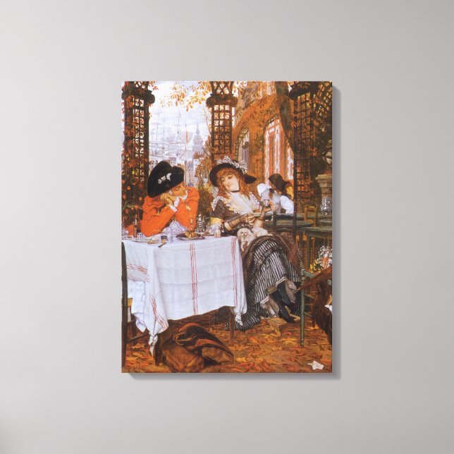 Toile Un Déjeuner par James Tissot (Recto)