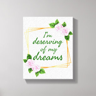 Toile Un design inspirant pour les personnes fortes qui