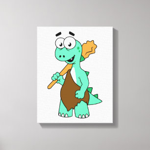 Toile Un Dessin Tyrannosaurus Rex Caveman.