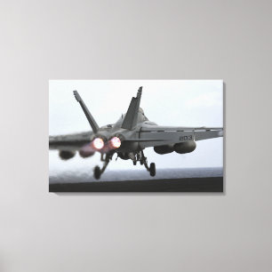 Toile Un F/A-18E Super Hornet lance