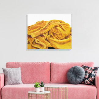 Toile Un foulard jaune