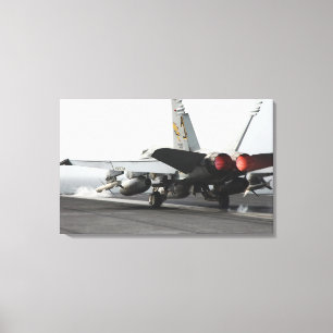 Toile Un frelon de F/A-18C lance du poste de pilotage 2