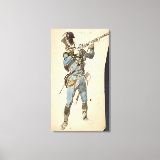 Toile Un fusil des geôliers autrichiens (Recto)