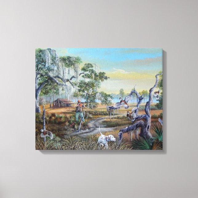 Toile Un homme et son chien...Southern Style. (Recto)