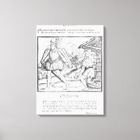 Un homme riche pourrit un mendiant dallé