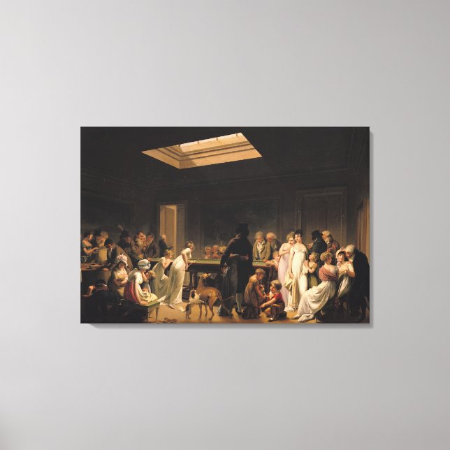 Toile Un jeu de billard, 1807 (Recto)