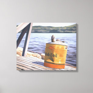 Toile Un jour au lac 1996