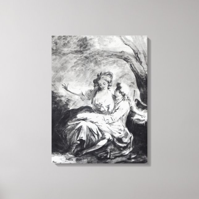 Toile Un lieu de rencontre pour l'amour (Recto)