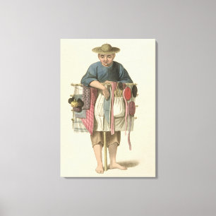 Toile Un marchand ambulant, plaquent 17 "du costume de
