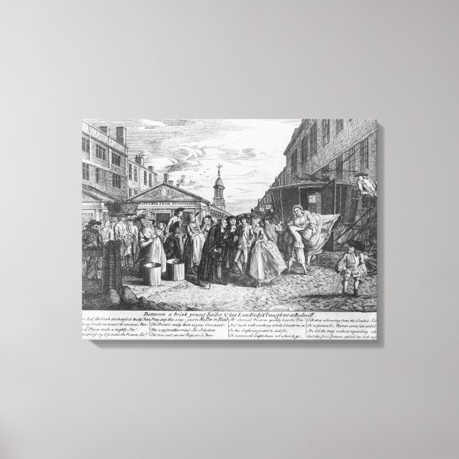 Toile Un Mariage de flotte, 1747 (Recto)