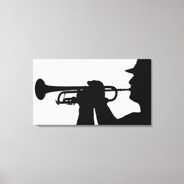 Toile Un membre de service joue une chanson (Recto)