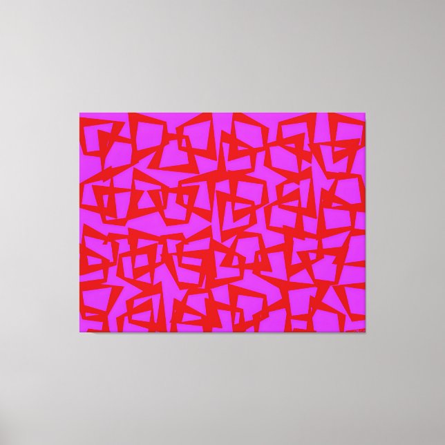 Toile Un mur de modernisme d'un quart de siècle (Recto)