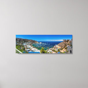 Toile Un panorama d'Avalon sur l'île de Catalina