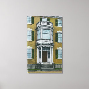 Toile Un porche de Safford, une porte de Salem