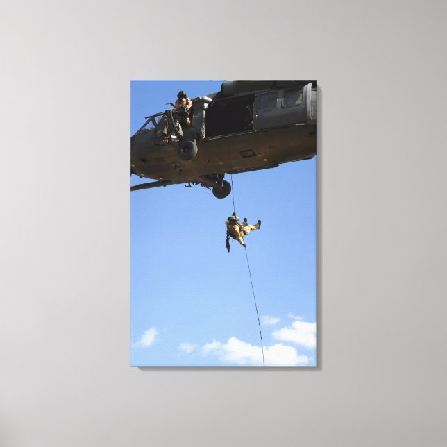 Toile Un rappels pararescueman d'un HH-60 (Recto)