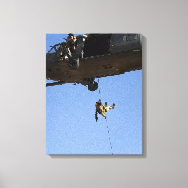 Toile Un rappels pararescueman d'un HH-60 (Recto)