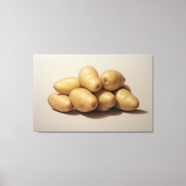 Toile Un seau de pommes de terre (Recto)