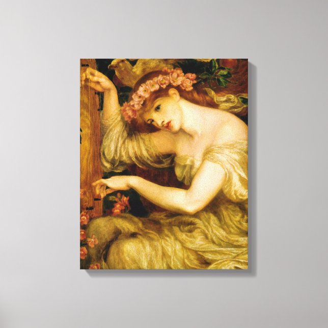 Toile Un sort maritime (par Dante Gabriel Rossetti) (Recto)