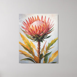 Toile un tableau d'un soleil de fleur