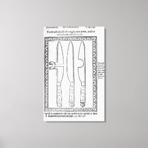 Toile Un tour de couteau