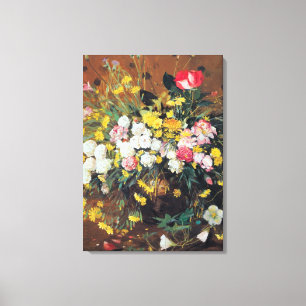 Toile Un vase de fleurs